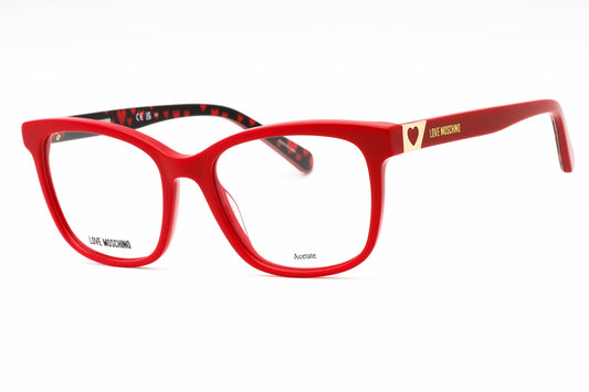 Moschino Love 585 C9a00 Eyeglasses Red Size : 52