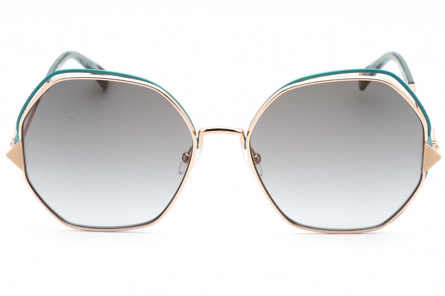 Missoni 0075/s Oga9o Sunglasses Gold Teal Size : 59