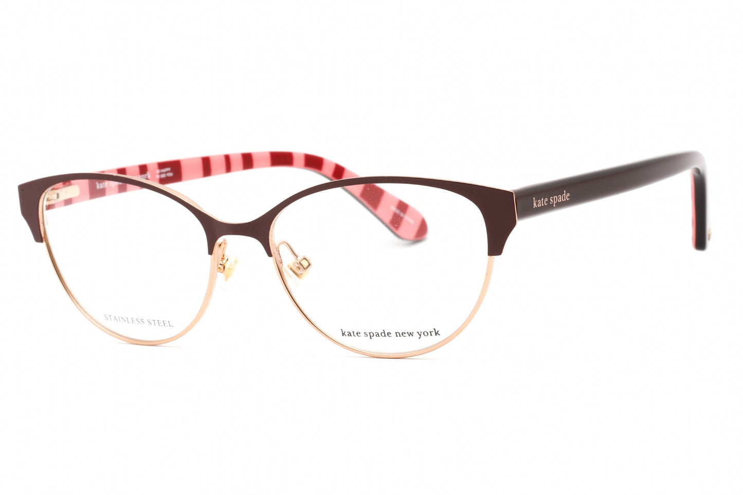 Kate Spade Emelyn Lhf00 Eyeglasses Burgundy Size : 52