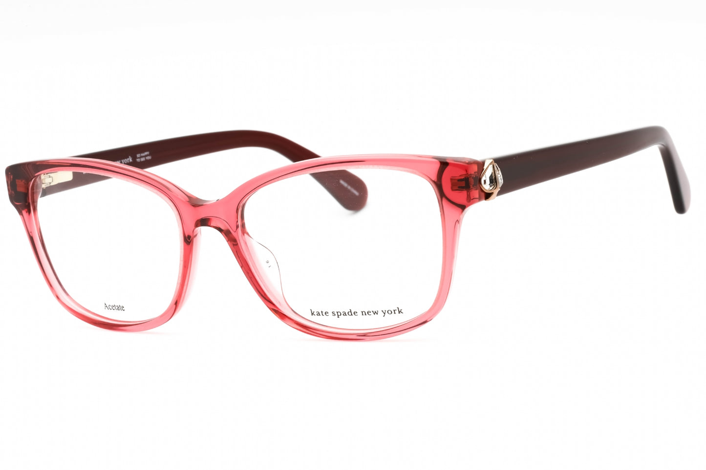 Kate Spade Reilly/g Lhf00 Eyeglasses Burgundy Size : 53