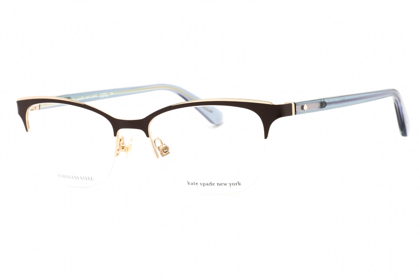 Kate Spade Brieana 7j500 Eyeglasses Brown Turquoise Size : 50