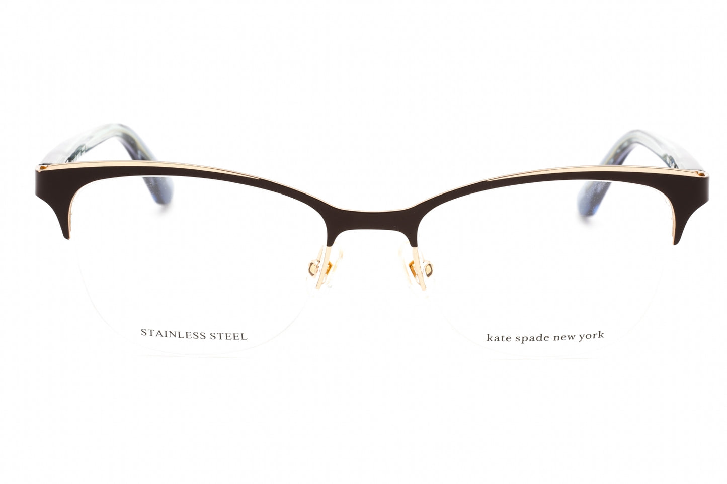 Kate Spade Brieana 7j500 Eyeglasses Brown Turquoise Size : 50