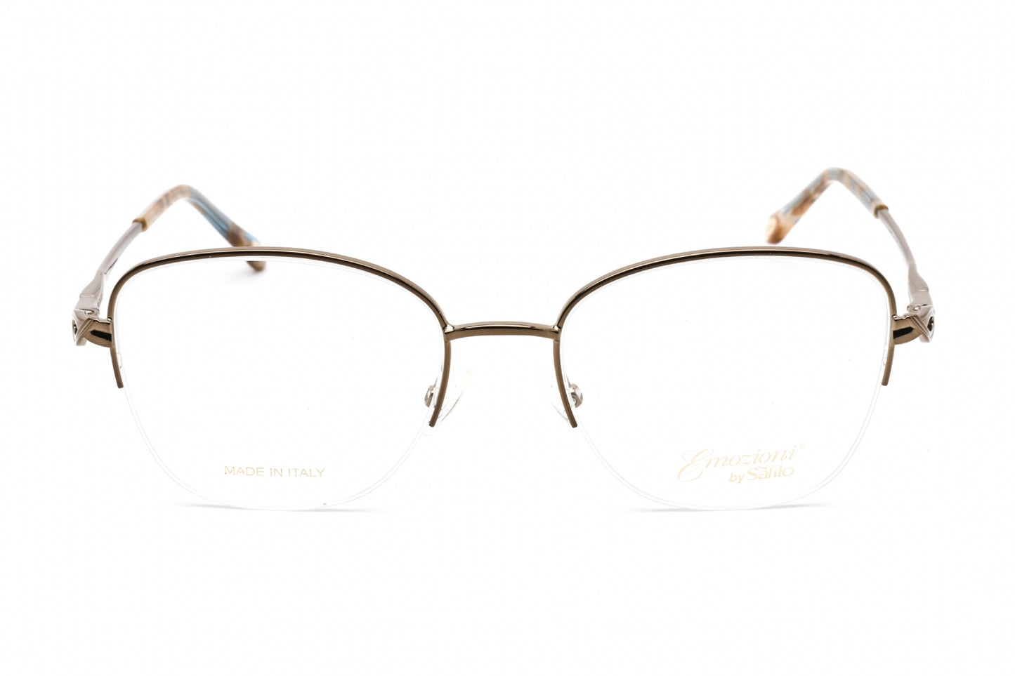 Emozioni 4409 Tui00 Eyeglasses Light Brown Size : 52