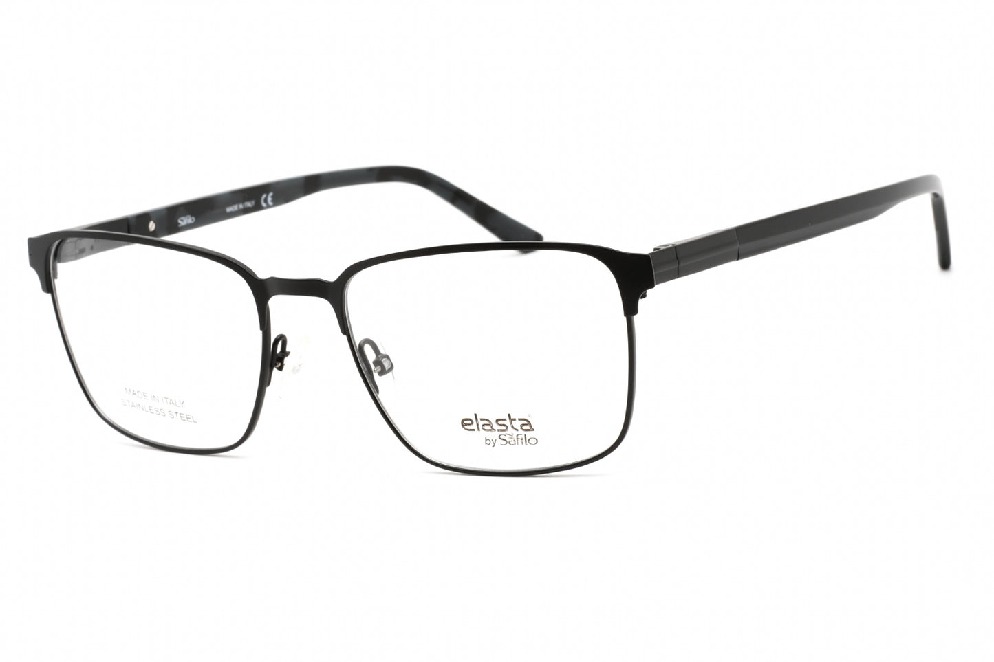 Elasta 3124 00300 Eyeglasses Matte Black Size : 55