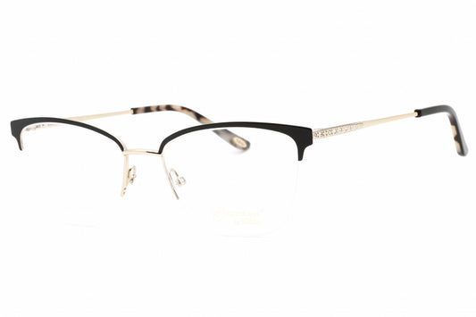 Emozioni 4408 I4600 Eyeglasses Matte Black Gold Size : 53