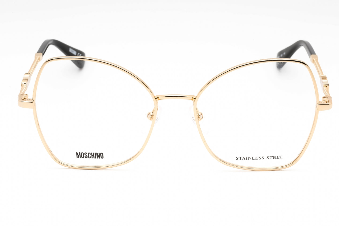 Moschino 600 00000 Eyeglasses Rose Gold Size : 53