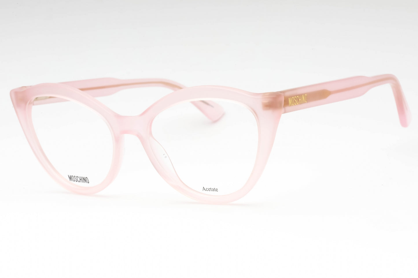 Moschino 607 35j Eyeglasses Pink Size : 53