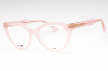 Moschino 607 35j Eyeglasses Pink Size : 53