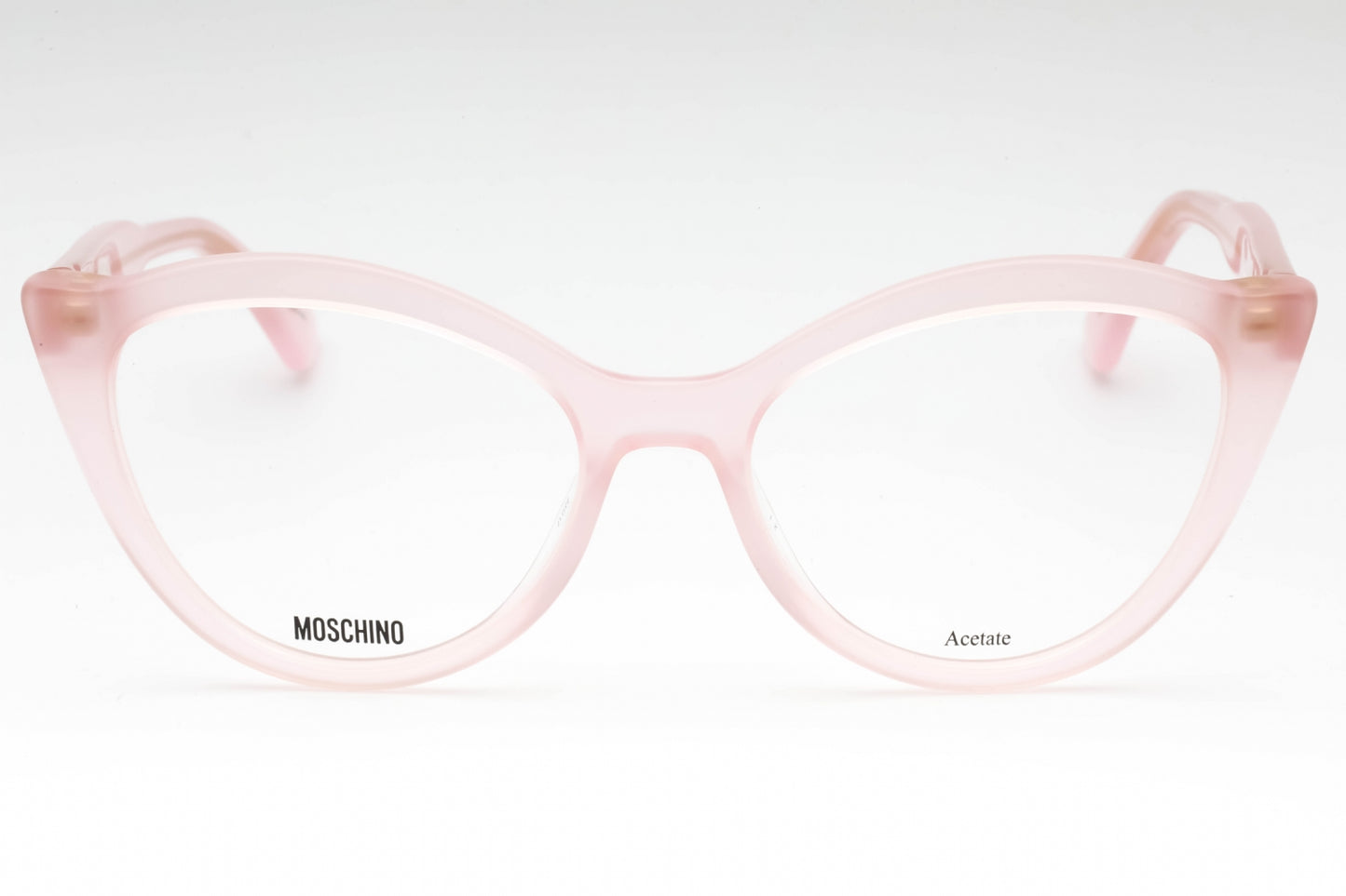 Moschino 607 35j Eyeglasses Pink Size : 53