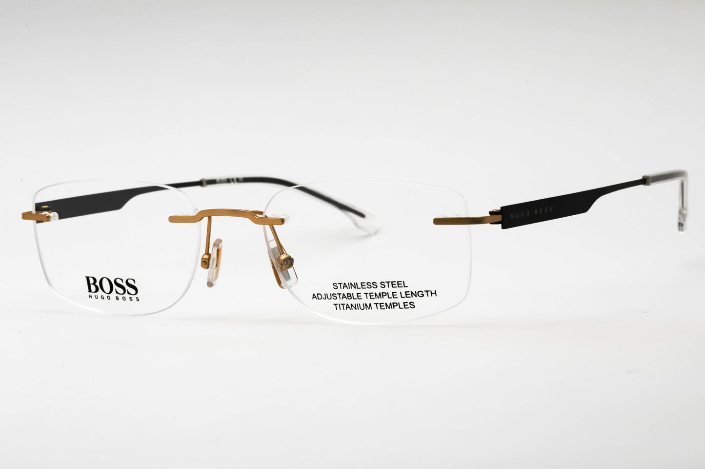 Hugo Boss Boss 1265/c Aoz00 Eyeglasses Matte Gold Size : 53