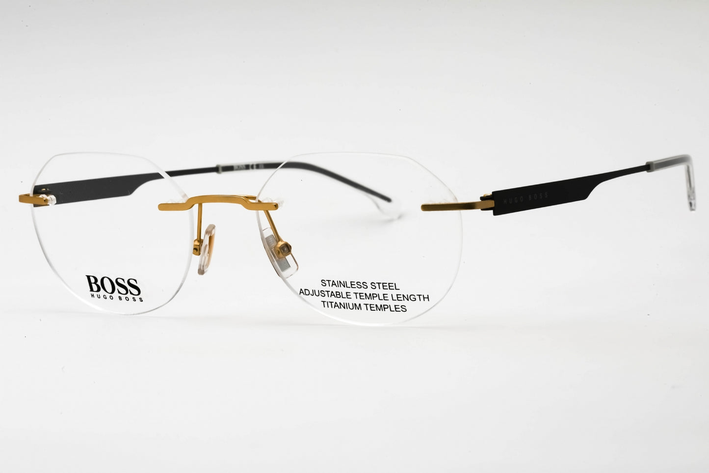 Hugo Boss Boss 1265/d Aoz00 Eyeglasses Matte Gold Size : 50