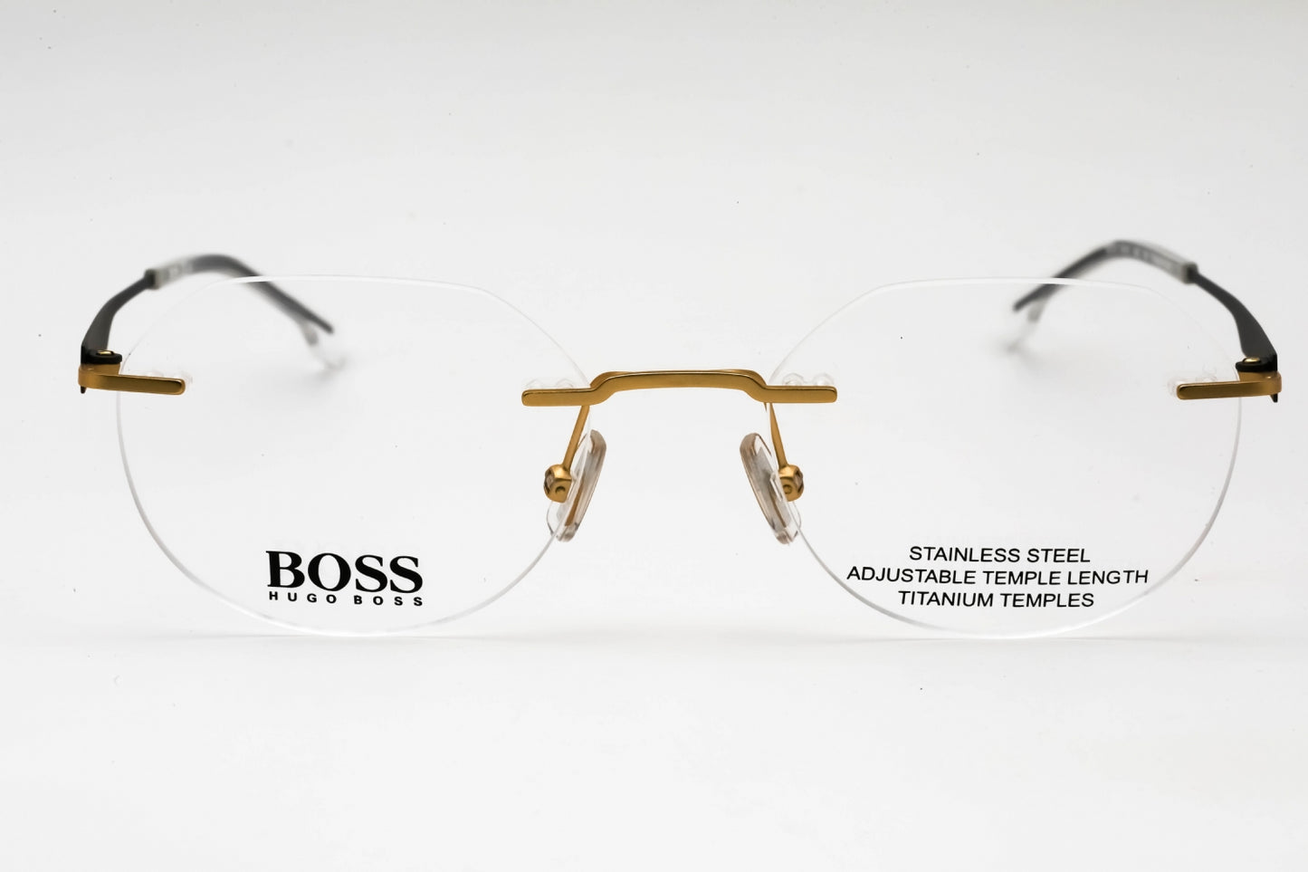 Hugo Boss Boss 1265/d Aoz00 Eyeglasses Matte Gold Size : 50