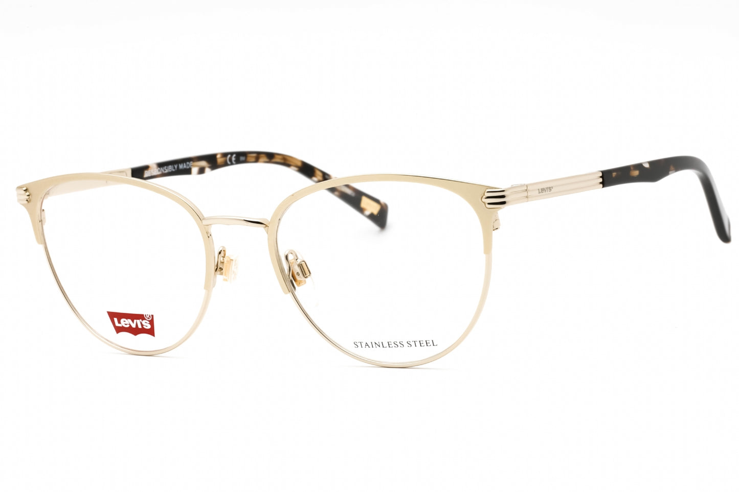 Levis 5036 J5g00 Eyeglasses Gold Size : 53