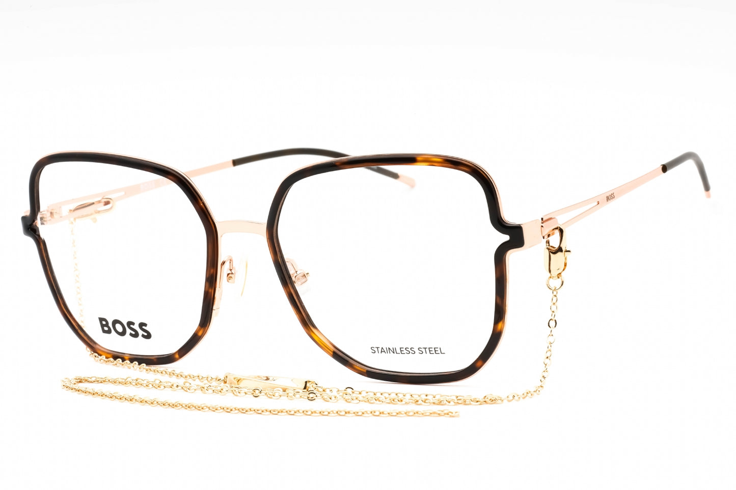 Hugo Boss Boss 1394 06j00 Eyeglasses Gold Havana Size : 55