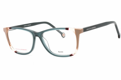 Carolina Herrera 0066 Hbj Eyeglasses Teal Brown Size : 53