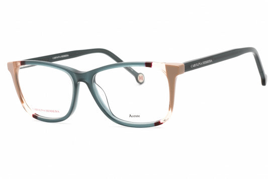 Carolina Herrera 0066 Hbj Eyeglasses Teal Brown Size : 53