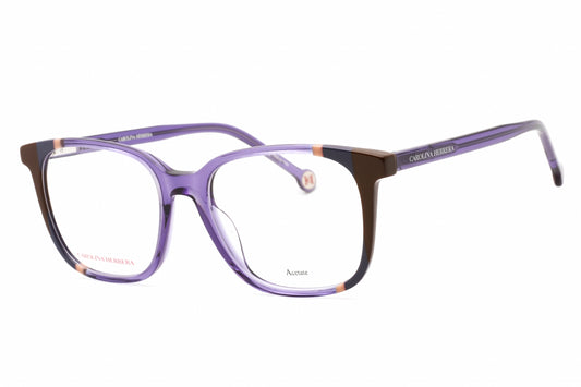 Carolina Herrera 0065 E53 Eyeglasses Violet Brown Size : 52
