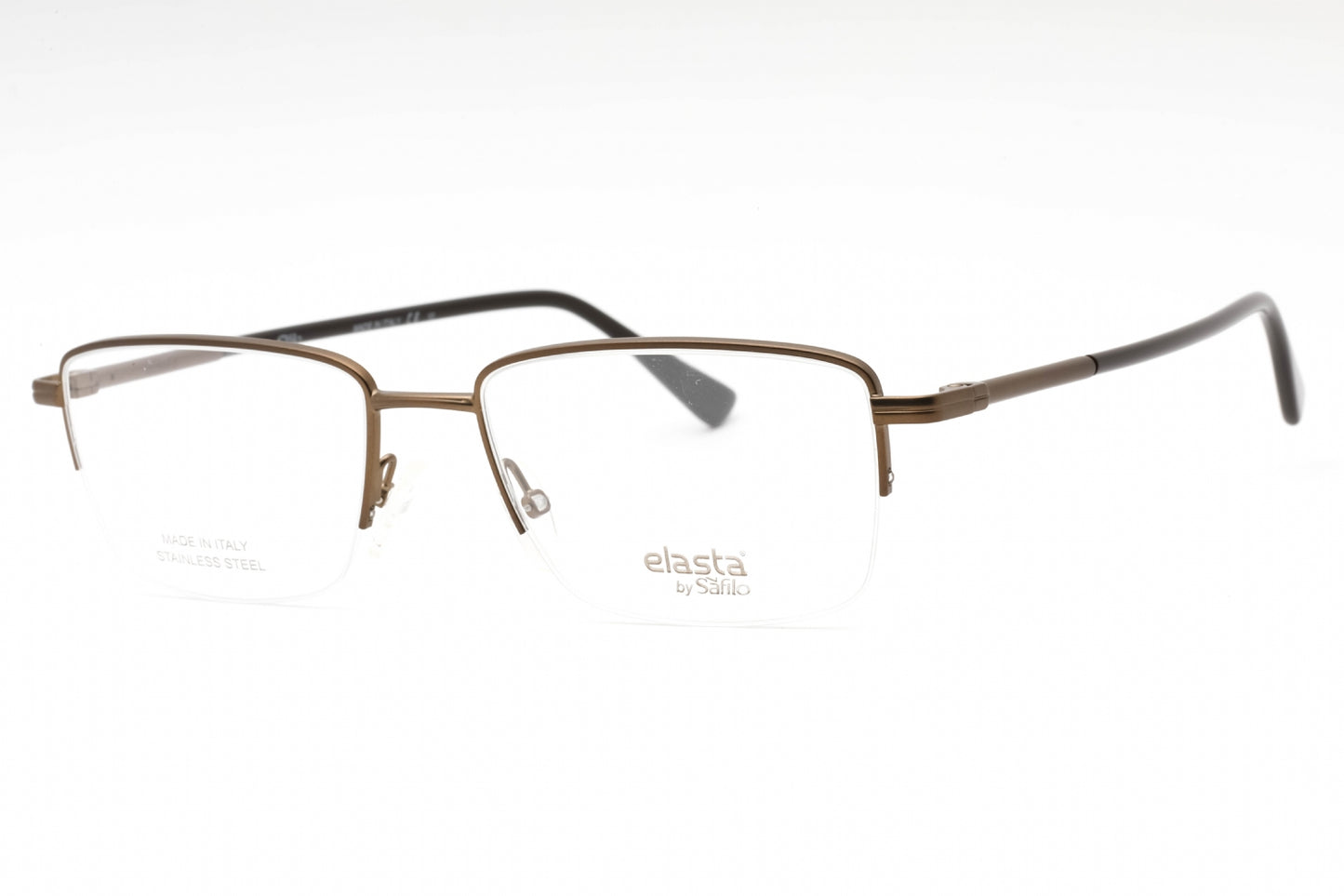 Elasta 7249 4in00 Eyeglasses Matte Brown Size : 54