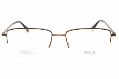 Elasta 7249 4in00 Eyeglasses Matte Brown Size : 56