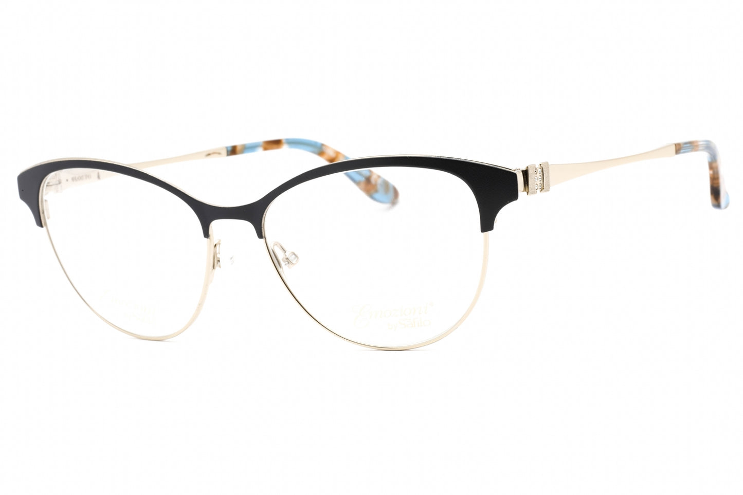 Emozioni 4411 Ky200 Eyeglasses Blue Gold Size : 54