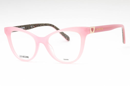 Moschino Love 576 35j Eyeglasses Blue Size : 50
