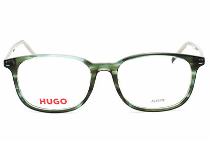 Hugo 1171 6ak00 Eyeglasses Green Horn Size : 53