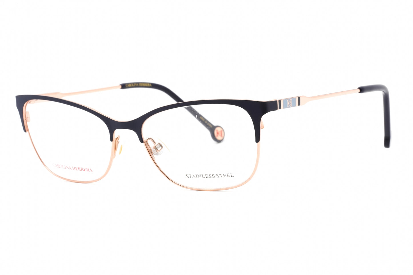 Carolina Herrera 0074 Lks Eyeglasses Gold Blue Size : 53