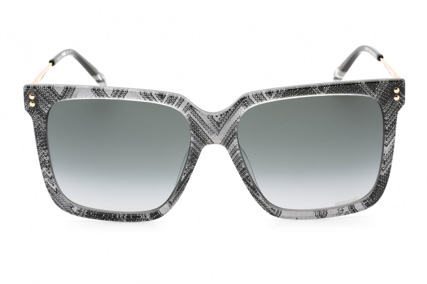 Missoni 0107/s S379o Sunglasses Whtbkpttr Size : 57