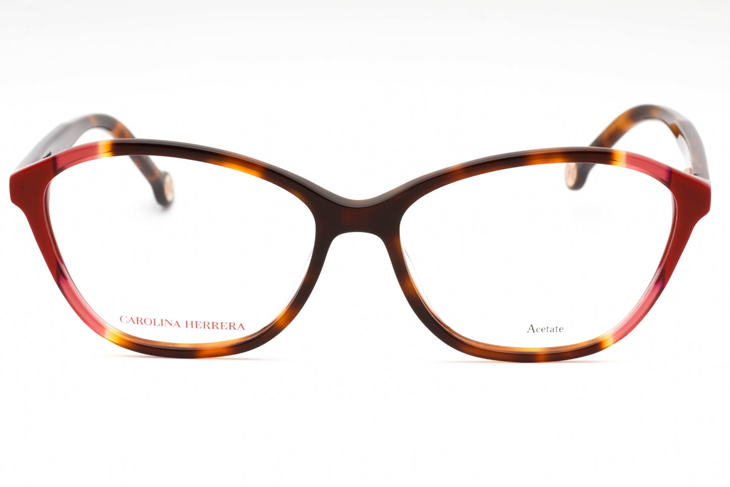 Carolina Herrera 0122 O6300 Eyeglasses Havana Red Size : 55