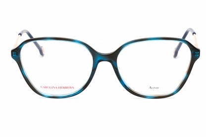 Carolina Herrera 0117 Jbw Eyeglasses Blue Havana Size : 55