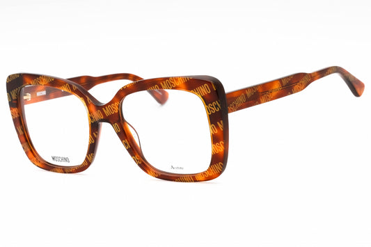 Moschino 614 2vm00 Eyeglasses Havana Pattern Size : 52