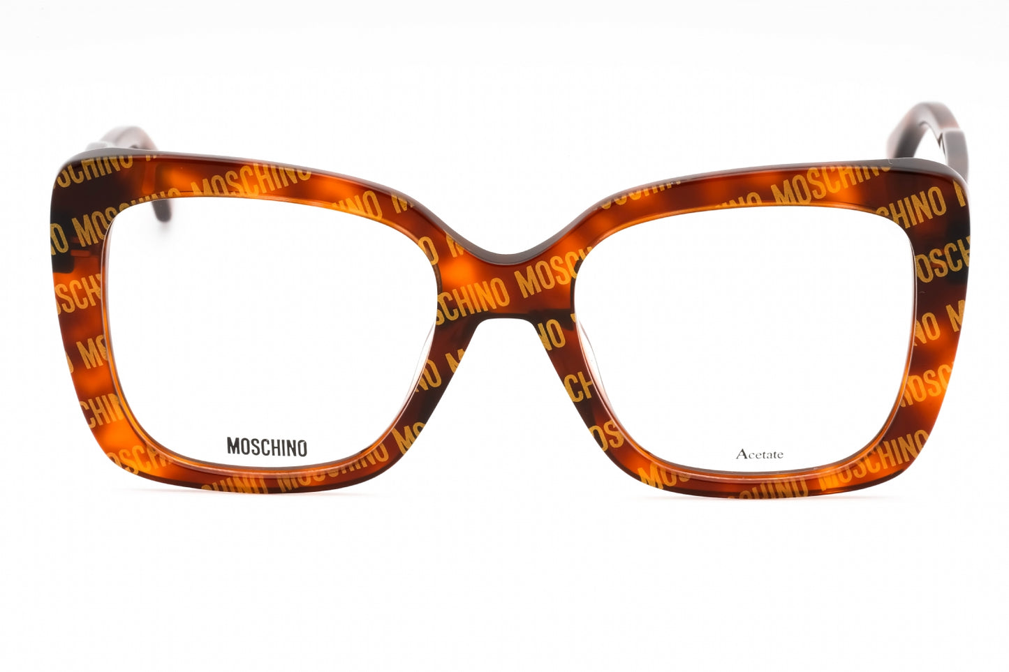 Moschino 614 2vm00 Eyeglasses Havana Pattern Size : 52