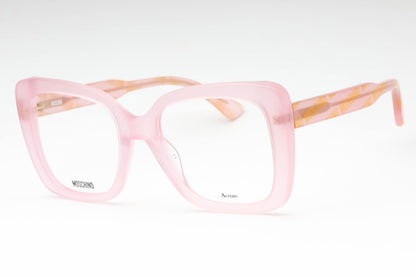 Moschino 614 35j Eyeglasses Pink Size : 52