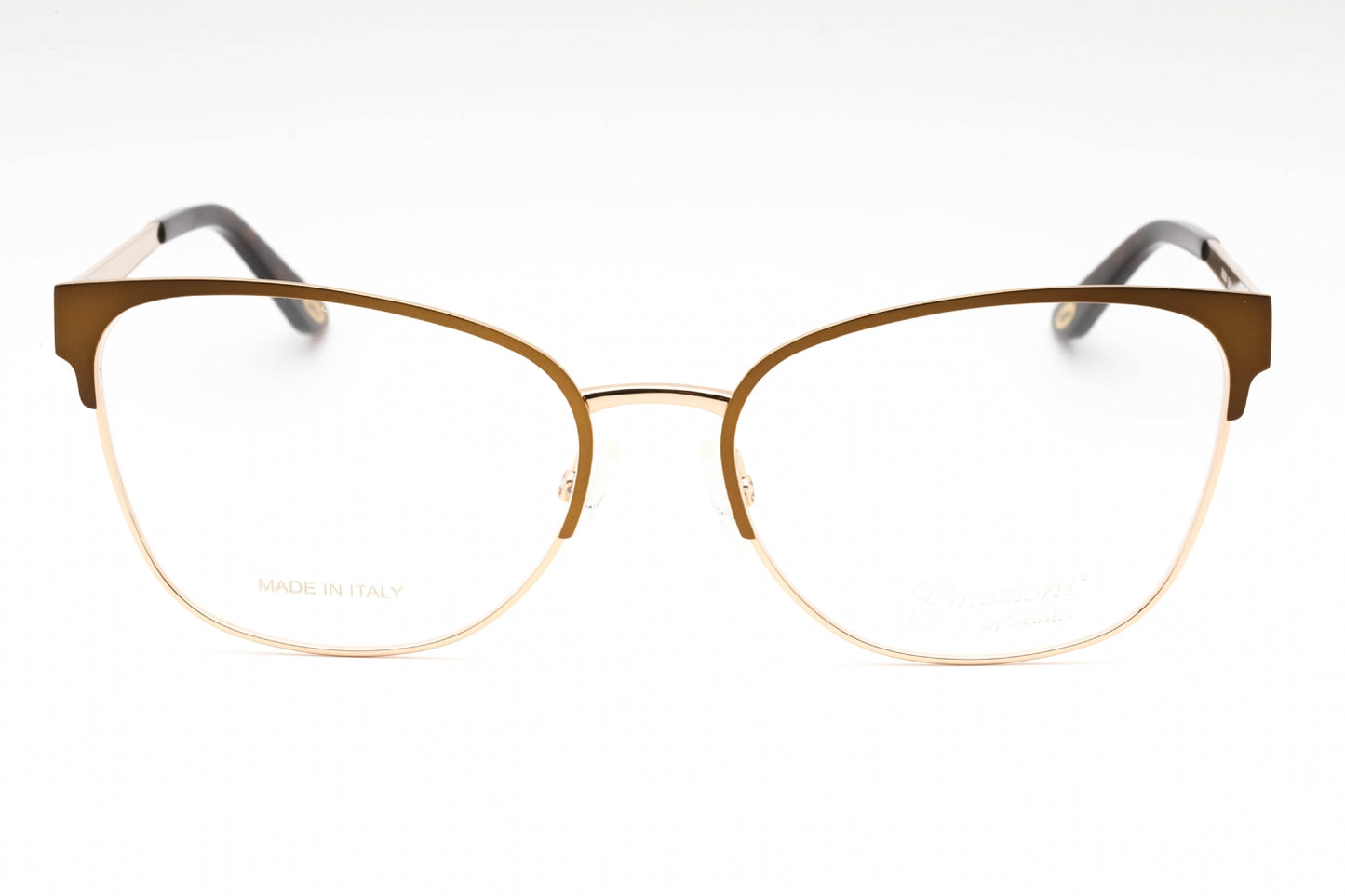 Emozioni 4414 Fg400 Eyeglasses Brown Gold Size : 54