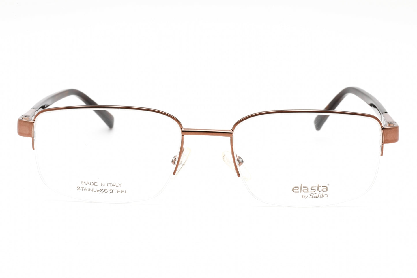 Elasta 3126 Tui00 Eyeglasses Lt Brown Size : 57