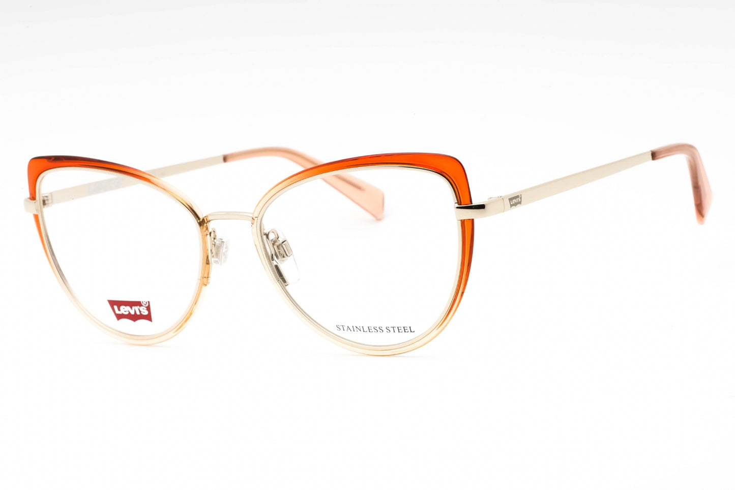 Levis 1050 Y5v00 Eyeglasses Peach Nude Size : 54