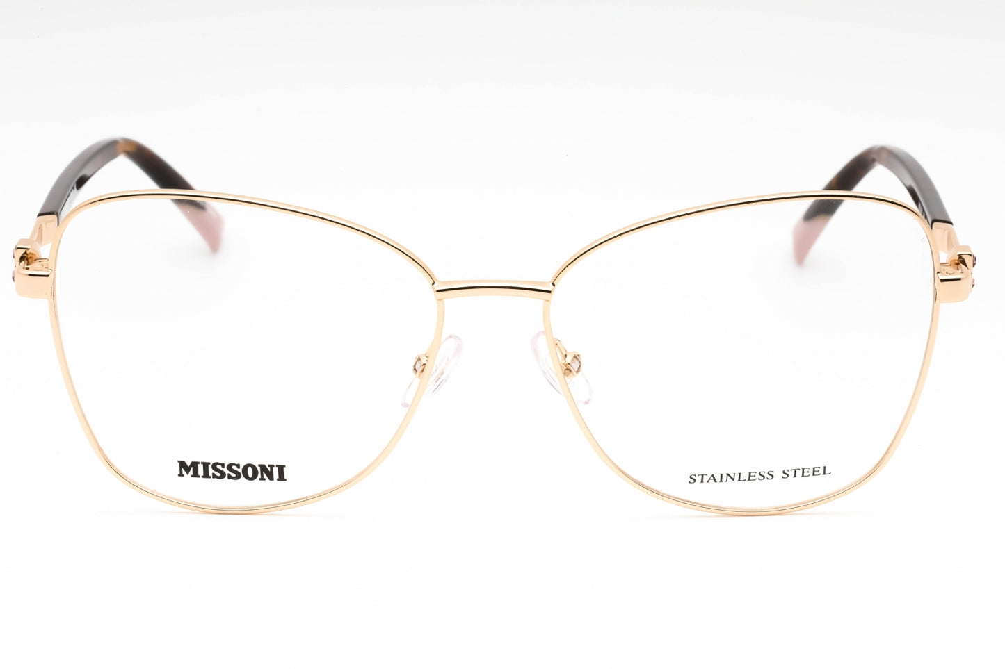 Missoni 0144 00000 Eyeglasses Rose Gold Size : 56