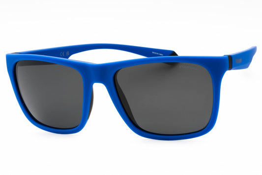 Polaroid Core 2141/s Dofm9 Sunglasses Matte Blue Black Size : 57