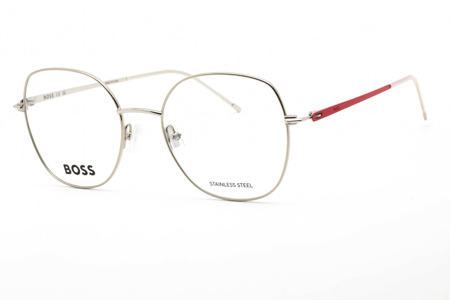 Hugo Boss Boss 1529 Avb00 Eyeglasses Silver Pink Size : 52