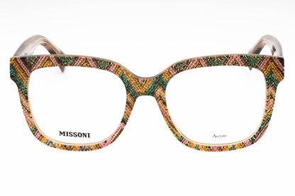 Missoni 0127 03800 Eyeglasses Pttr Pk Grn Size : 51