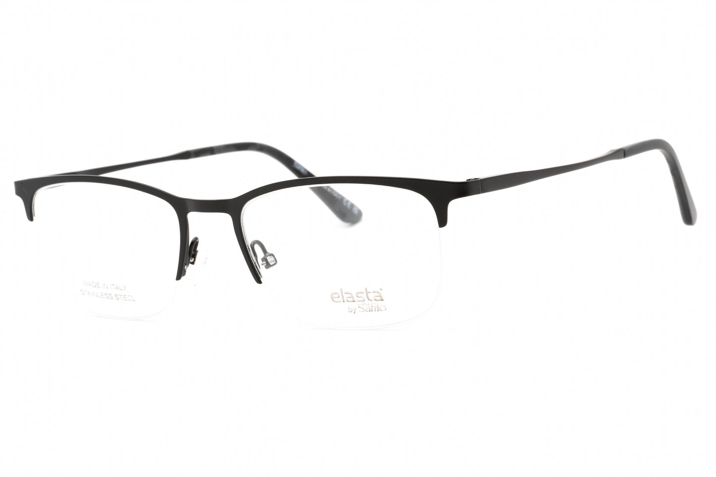 Elasta 7253 00300 Eyeglasses Matte Black Size : 53