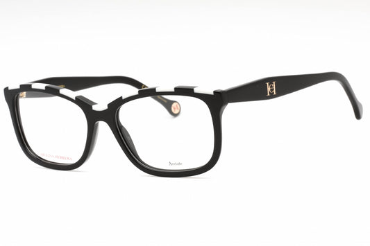 Carolina Herrera 0147 80s00 Eyeglasses Black White Size : 54