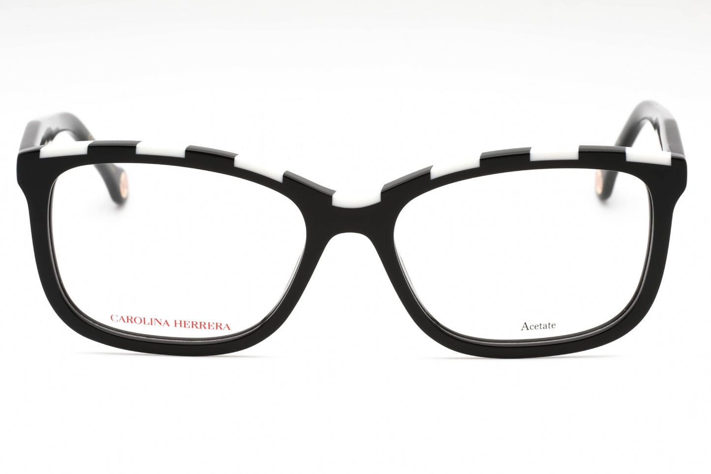 Carolina Herrera 0147 80s00 Eyeglasses Black White Size : 54