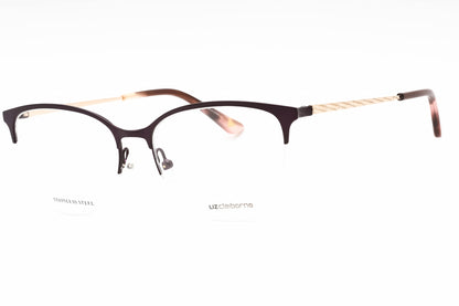 Liz Claiborne L 677 1jz00 Eyeglasses Matte Violet Size : 53