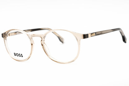 Hugo Boss Boss 1572 Jc100 Eyeglasses Beige Striped Brown Size : 50