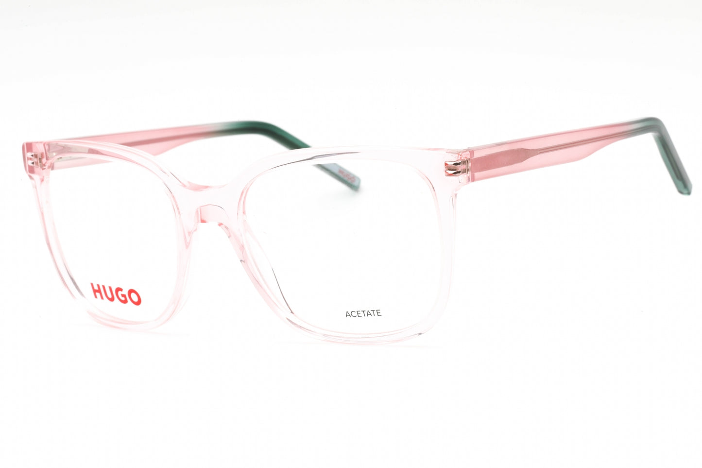 Hugo 1266 47e00 Eyeglasses Pink Green Size : 52