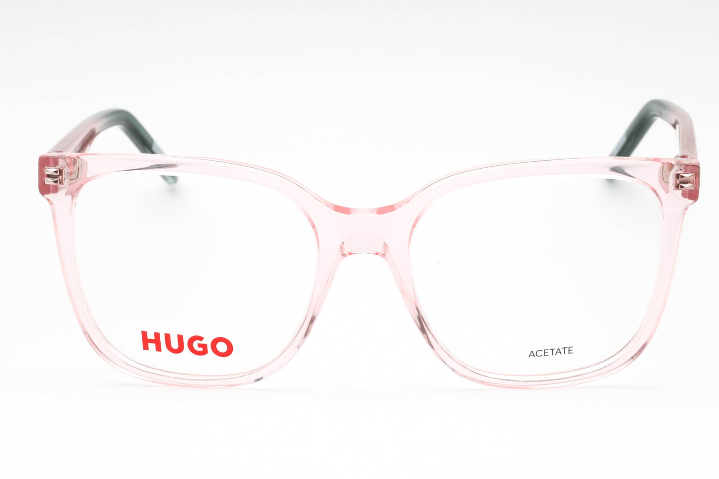 Hugo 1266 47e00 Eyeglasses Pink Green Size : 52