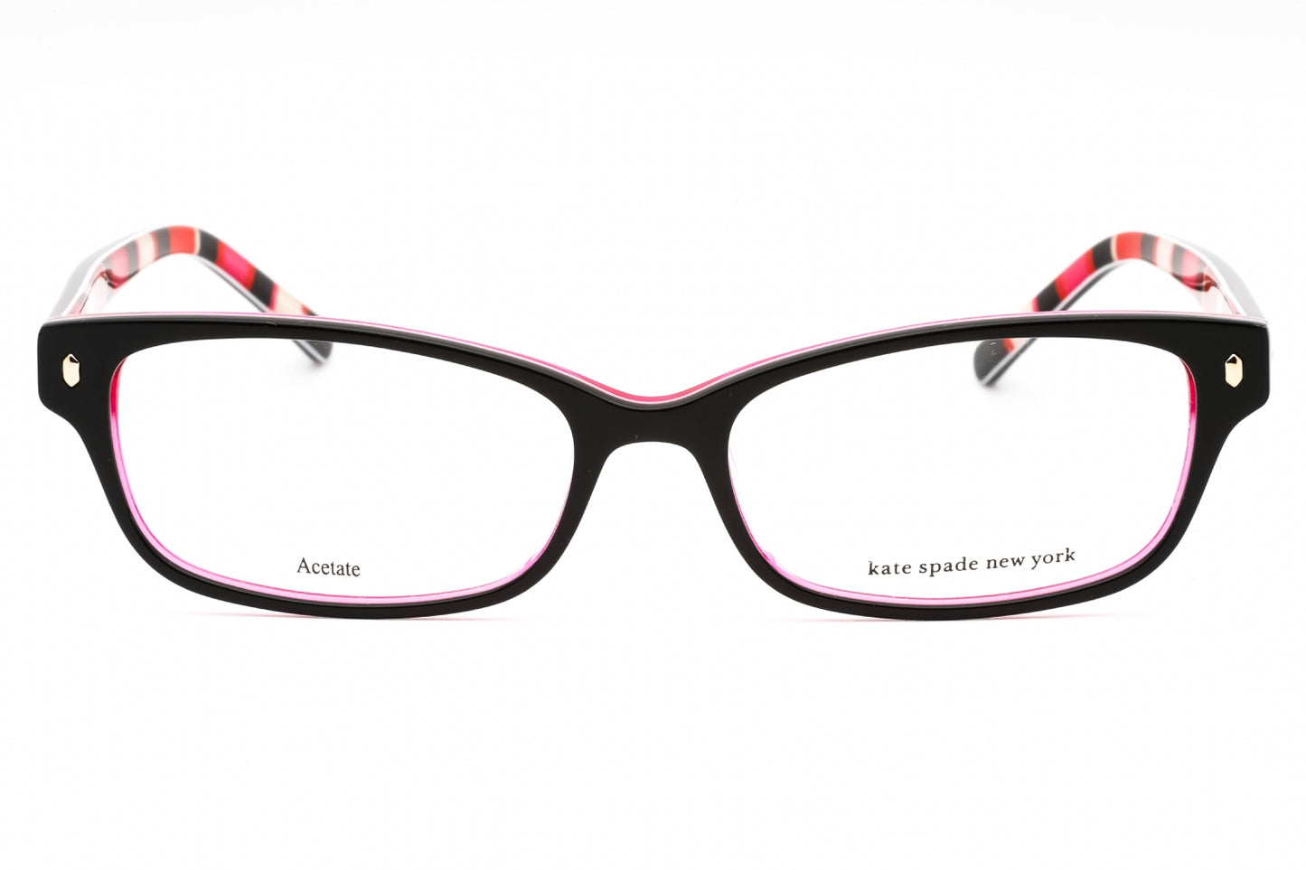 Kate Spade Lucyann Us X7800 Sunglasses Black Pink Striped Size : 53