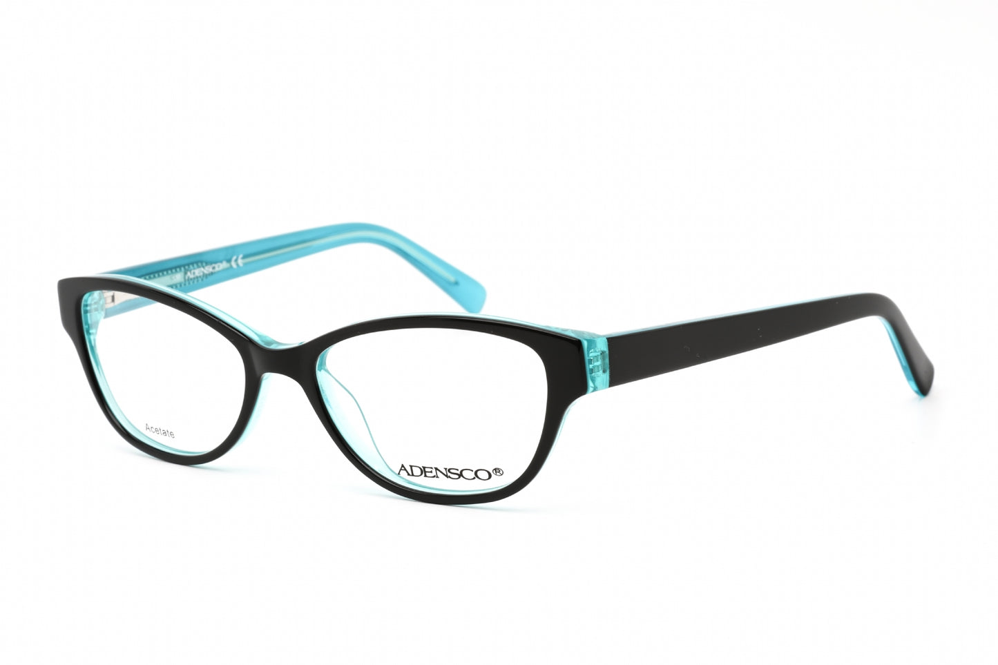 Adensco 201 Db500 Eyeglasses Black Turquoise Size : 51