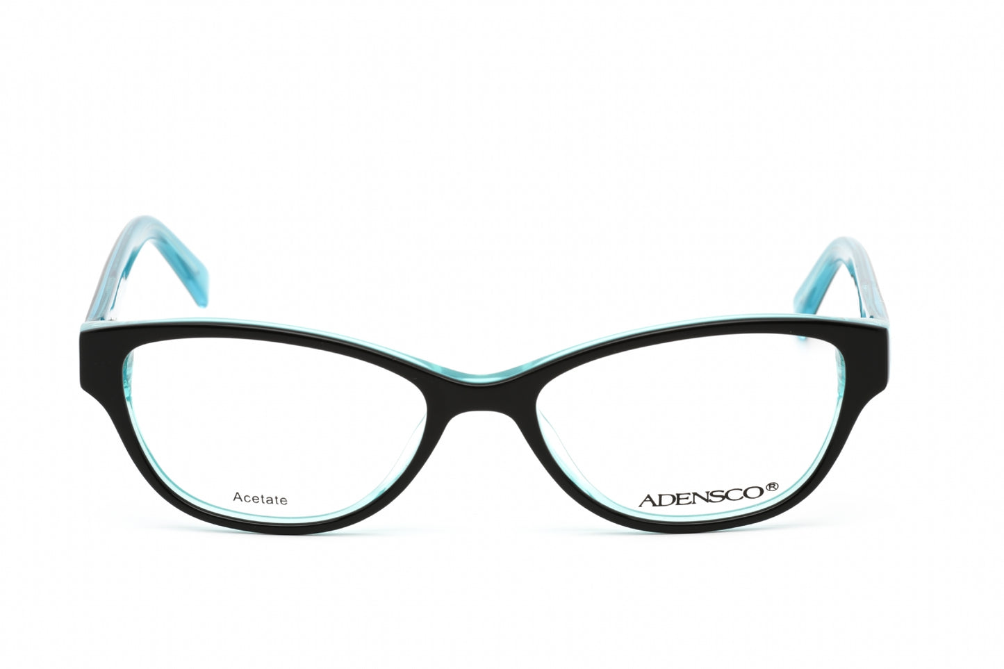Adensco 201 Db500 Eyeglasses Black Turquoise Size : 51